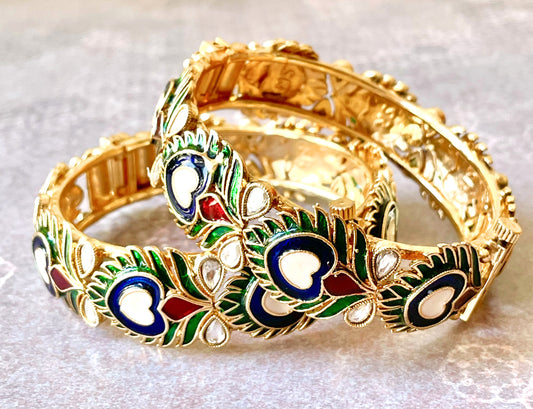 Morpankh Kundan (Peacock Feather Kundan)