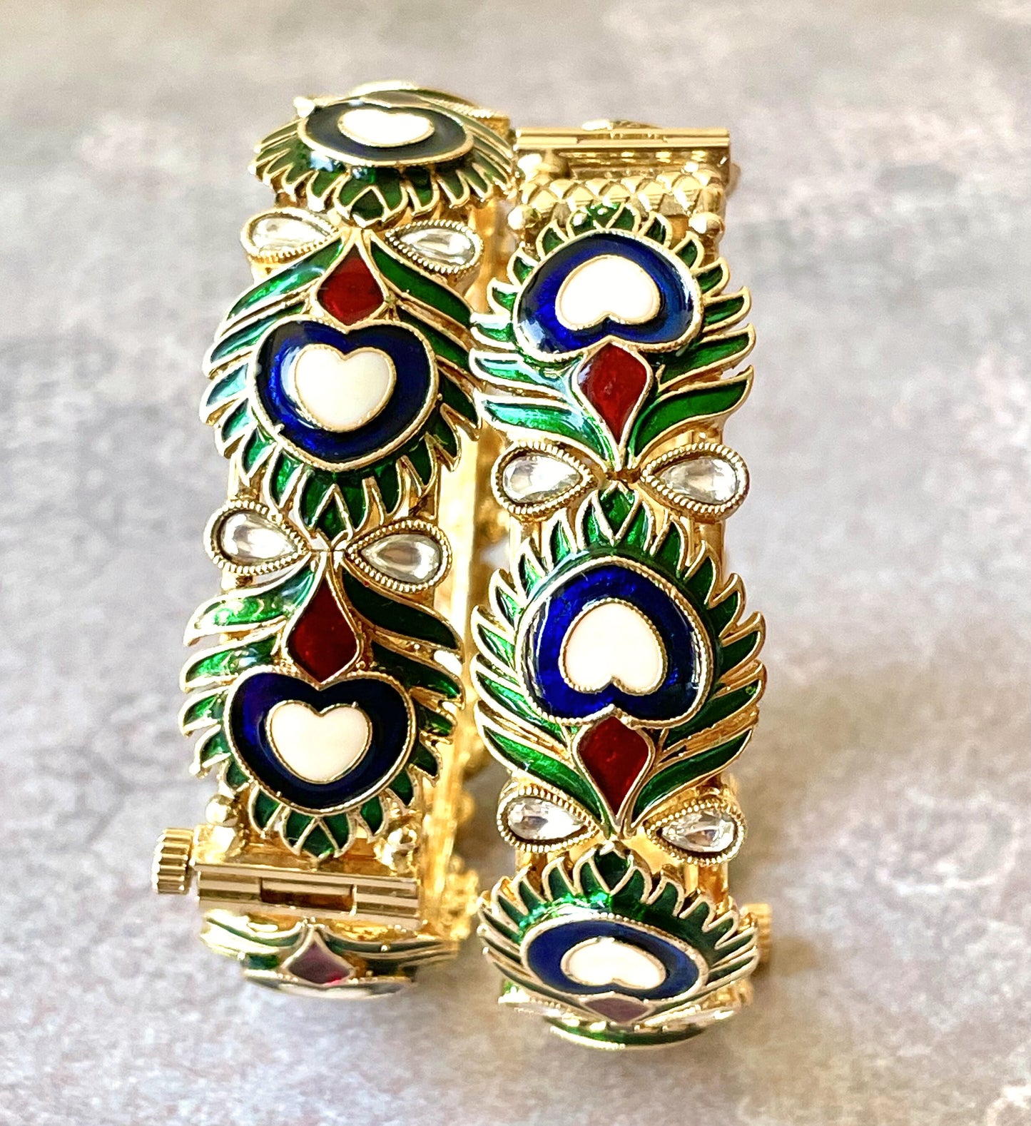 Morpankh Kundan (Peacock Feather Kundan)