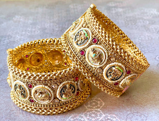 Ruby-studded Meenakari